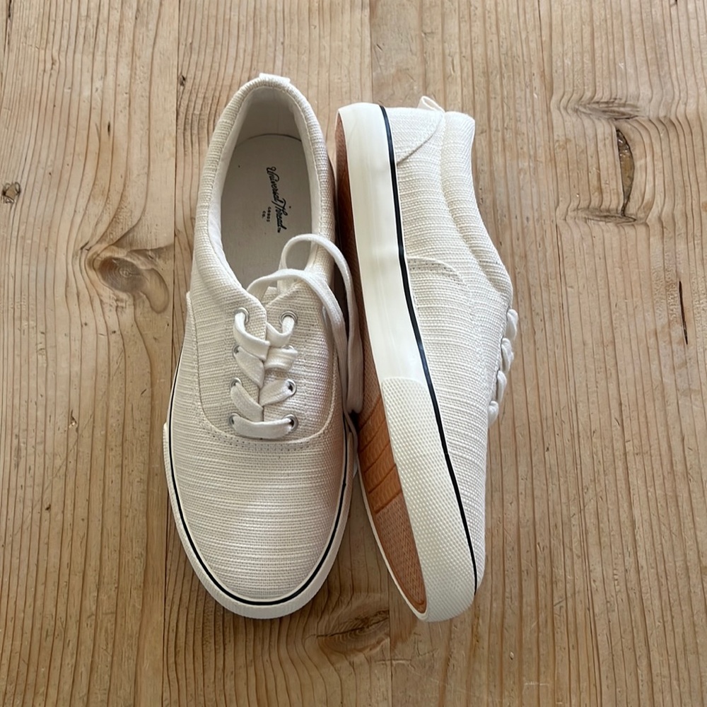 White sneakers